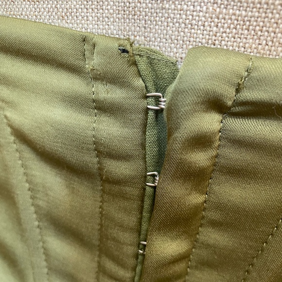 Zara green ruched corset top - Picture 7 of 9